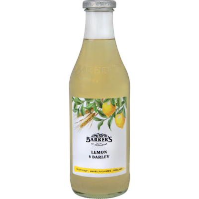 Barker's Lemon & Barley Fruit Syrup 710ml