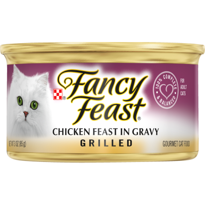 Purina Fancy Feast Grilled Chicken Feast in Gravy Cat Food 85g