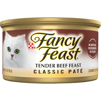 Purina Fancy Feast Classic Tender Beef Feast Adult Wet Cat Food 85g