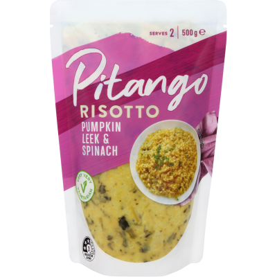 Pitango Pumpkin Leek & Spinach Risotto 500g