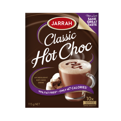 Jarrah Classic Hot Choc Sachets 10 x 11.5g