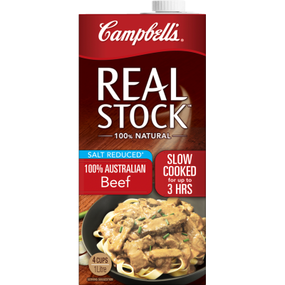 Campbell's Real Stock Salt Reduced Beef Stock 1l