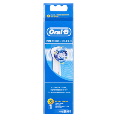 Oral-B Precision Clean Replacement Brush Heads 3pk