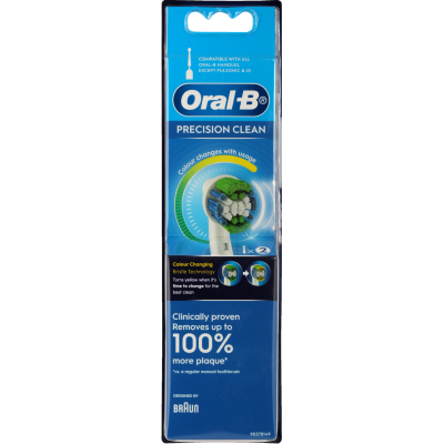 Oral-B Precision Clean Replacement Brush Heads 2pk