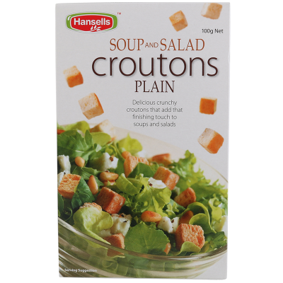 King Soup And Salad Plain Croutons 100g