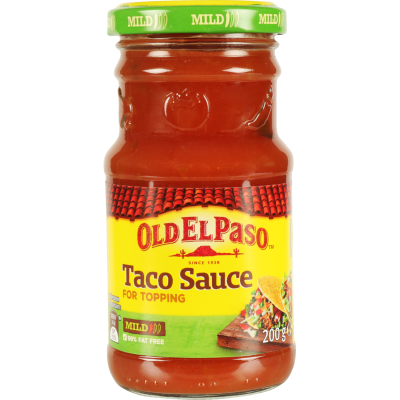 Old El Paso Mild Taco Sauce For Topping 200g