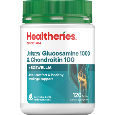 Healtheries Jointex Glucosamine 1000 & Chondroitin 100mg Tablets 120pk