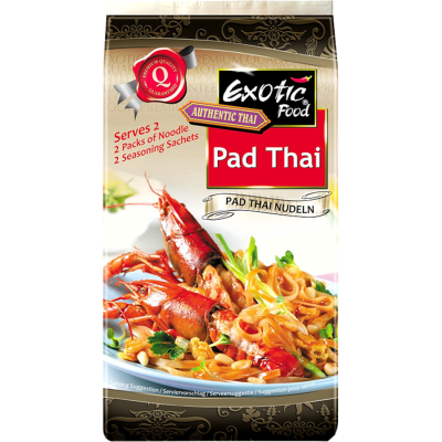 Exotic Food Pad Thai 2 Pack With 2 Seasoning Sachets 2 x 150g