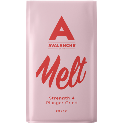 Avalanche Melt Strength 4 Plunger Grind Coffee 200g