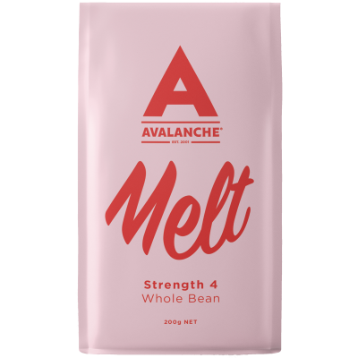 Avalanche Melt Strength 4 Whole Bean Coffee 200g