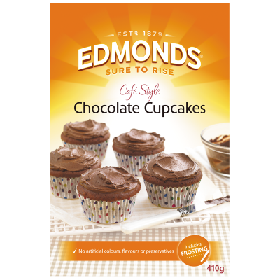 Edmonds Cafe Style Chocolate Cupcakes Mix 410g – GoPotatoes