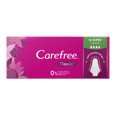 Carefree Flexia Super Tampons 16pk