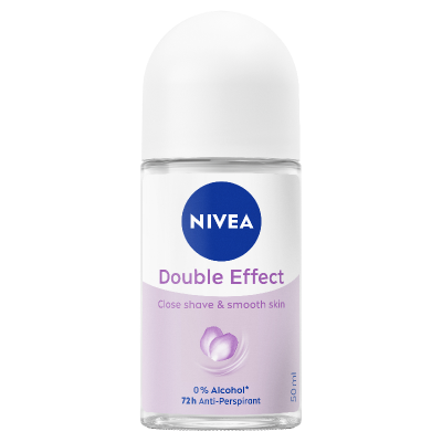 Nivea Double Effect 72hr Protection Anti-Perspirant Deodorant Roll On 50ml