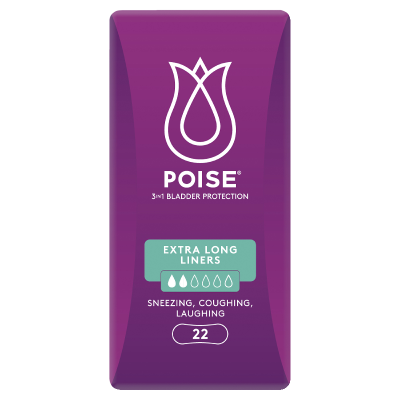 Poise Extra Long Liners 22pk