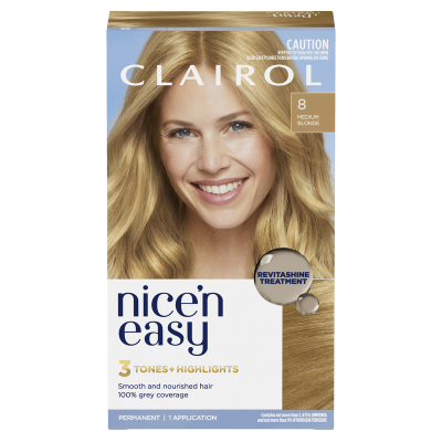 Nice'n Easy Medium Blonde 8 Hair Colour 1pk