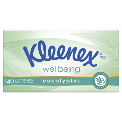 Kleenex Eucalyptus Facial Tissues 140pk