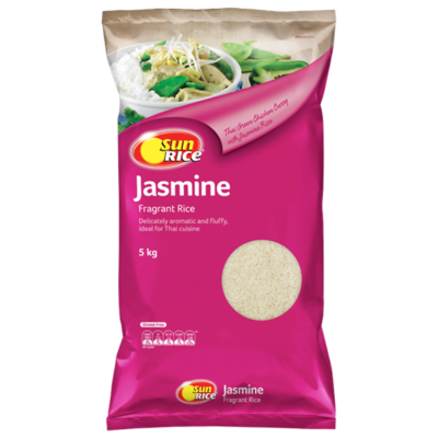 SunRice Jasmine Fragrant Rice 5kg