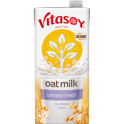 Vitasoy Unsweetened Oat Milk 1l