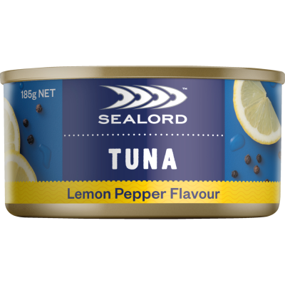 Sealord Lemon Pepper Flavour Tuna 185g