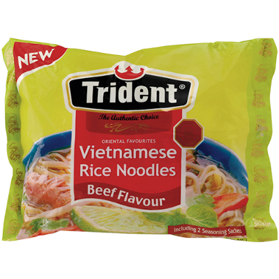 Trident Vietnamese Beef Rice Noodles 55g