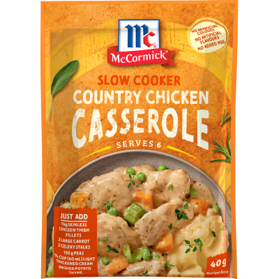 McCormick Slow Cooker Country Chicken Casserole Recipe Base 40g