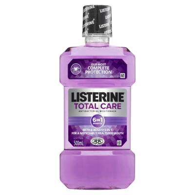 Listerine Total Care Clean Mint Mouthwash 500ml