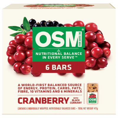 One Square Meal Cranberry With Blackcurrant 6pk