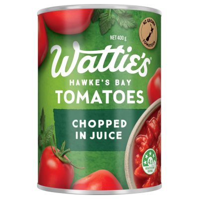 Wattie's Tomatoes Chopped In Juice 400g