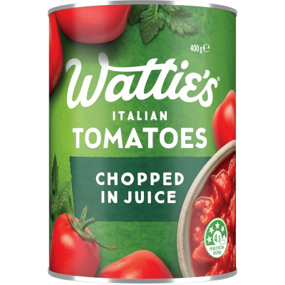 Wattie's Italian Tomatoes Chopped In Juice 400g