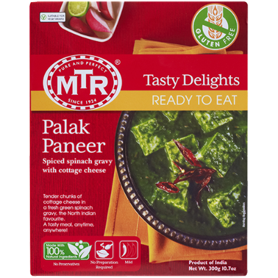 MTR Tasty Delights Ready To Eat Palak Paneer 300g