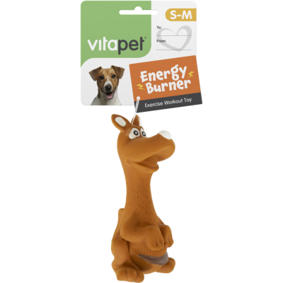 VitaPet Energy Burner Kangaroo Dog Toy Small/Medium ea