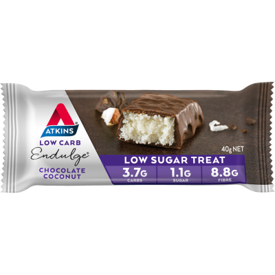 Atkins Endulge Chocolate Coconut Low Carb Bar 40g