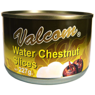 Valcom Water Chestnut Slices 227g