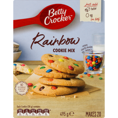 Betty Crocker Rainbow Cookie Mix 495g