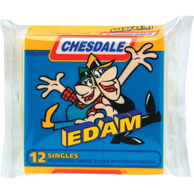 Chesdale Processed Edam Cheese Slices 250g