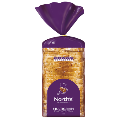 North's Multigrain Toast Sliced Bread 600g