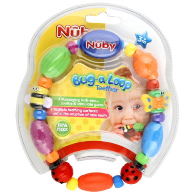 Nuby Bug-A-Loop Teether 1pk