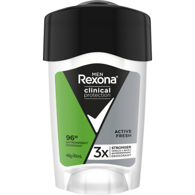 Rexona Men Clinical Protection Active Fresh 96H Antiperspirant Deodorant 45ml