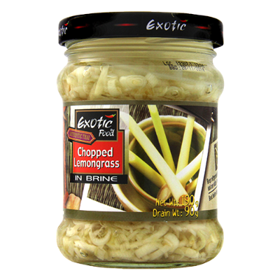 Exotic Food Authentic Thai Chopped Lemongrass In Brine 190g