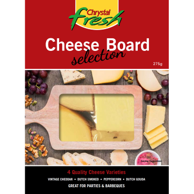 Chrystal Fresh Cheese Board Selection 275g