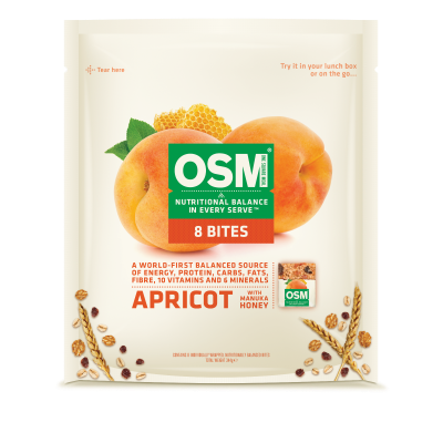 One Square Meal Apricot & Manuka Honey Bites 8pk