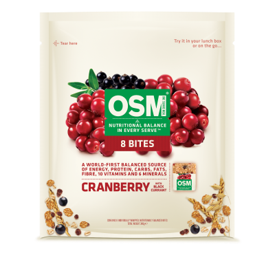 One Square Meal Cranberry With Blackcurrant Bites 8pk
