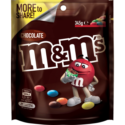 M&M's Milk Chocolate Pouch 345g