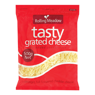 Rolling Meadow Tasty Grated Cheese 500g