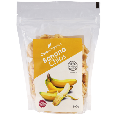 Ceres Organics Banana Chips 200g