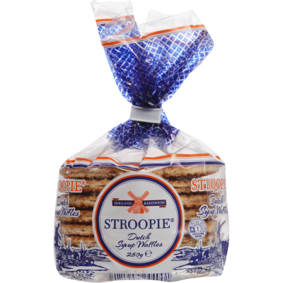 Holland Bakehouse Stroopie Dutch Syrup Waffles 250g