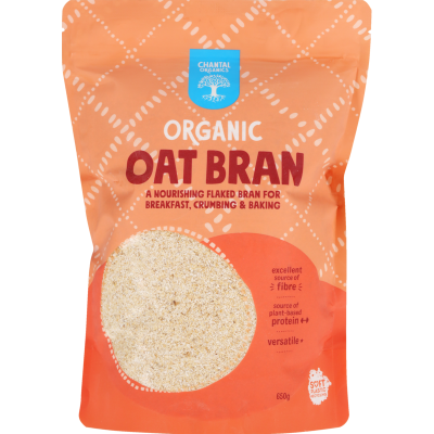 Chantal Organics Organic Oat Bran 650g