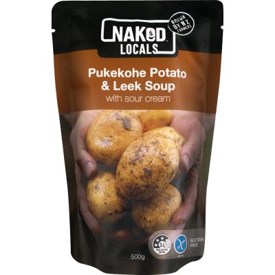 Naked Locals Pukekohe Potato Leek Soup 500g