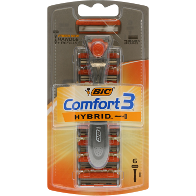 Bic Comfort 3 Hybrid Disposable Razor ea