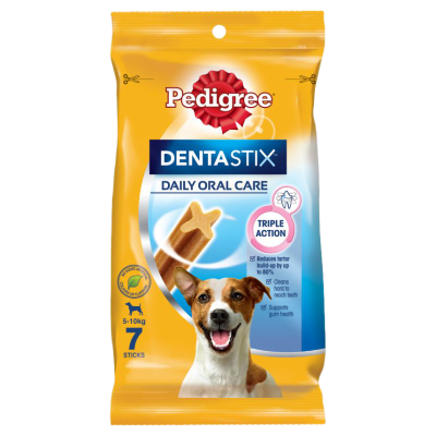 Pedigree Dentastix Small Dog Daily Dental Care Dog Treats 110g